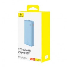Батарея універсальна Baseus Airpow 20000 mAh 20W PD/3.0, QC/3.0, blue (P10022804313-00) - Фото