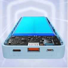 Батарея універсальна Baseus Airpow 20000 mAh 20W PD/3.0, QC/3.0, blue (P10022804313-00) - Фото
