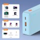 Батарея універсальна Baseus Airpow 20000 mAh 20W PD/3.0, QC/3.0, blue (P10022804313-00)