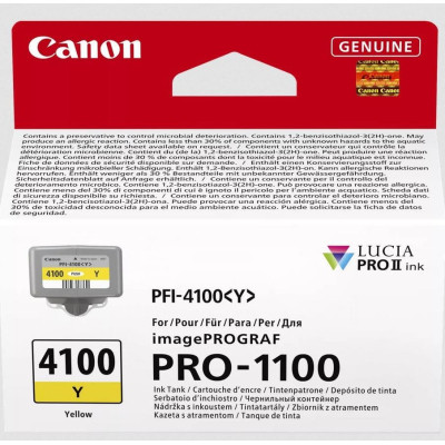 Картридж Canon PFI-4100 Yellow (6780C001)