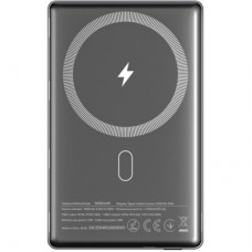 Батарея универсальная Sigma X-power SI05A7QL-MAG 5000mAh, Magnetic wireless 15W, PD, QC, 20Wmax, MagSafe (4827798359419) - Фото