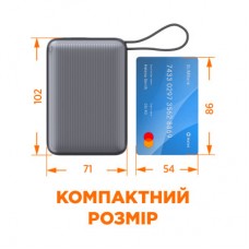 Батарея універсальна Sigma X-power SI20A5QLX 20000 mAh, 45 W (4827798987612) - Фото