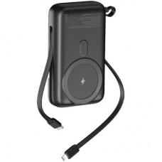 Батарея универсальная Sigma X-power SI20A8QL-MAG 20000mAh, Magnetic wireless 15W, PD, QC, 22,5W, MagSafe (4827798434611) - Фото