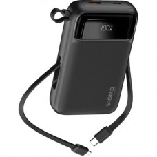 Батарея универсальная Sigma X-power SI20A8QL-MAG 20000mAh, Magnetic wireless 15W, PD, QC, 22,5W, MagSafe (4827798434611) - Фото
