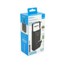 Батарея універсальна ACL 30000mAh, 22.5W, USB/Micro/Type-C/Lighting, Flashlight (PW-112) - Фото