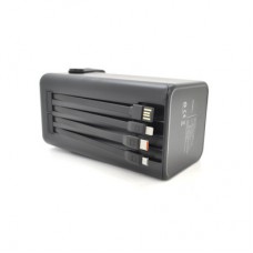 Батарея універсальна ACL 80000 mAh, 22.5W, USB/Micro/Type-C/Lighting, Flashlight (PW-152) - Фото