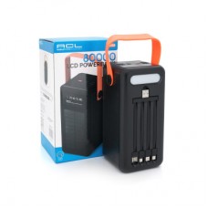 Батарея універсальна ACL 80000 mAh, Solar, Flashlight (PW-53) - Фото