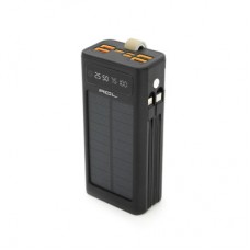 Батарея універсальна ACL 30000mAh, SOLAR, TypeC + Lighting, Black (PW-90B) Батарея універсальна ACL 30000mAh, SOLAR, TypeC + Lighting, Black (PW-90B)