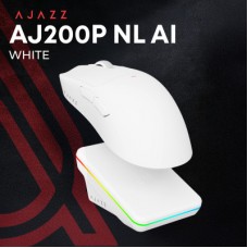 Мышка Ajazz AJ200P Wireless/Bluetooth/USB White (AJ200P-NL-AI-MC-W) Мышка Ajazz AJ200P Wireless/Bluetooth/USB White (AJ200P-NL-AI-MC-W) - Фото