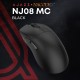 Мышка Ajazz x Nacodex NJ08-MC Wireless/Bluetooth/USB Black (NJ08-MC-B)