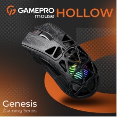 Мышка GamePro Genesis Hollow Wireless/Bluetooth/USB Black (GM870HB) - Фото