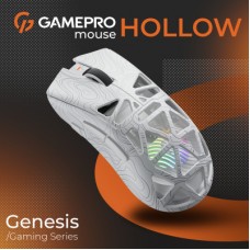Мышка GamePro Genesis Hollow Wireless/Bluetooth/USB White (GM870HW) - Фото