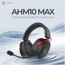 Наушники Ajazz AHM10 Max Black (AHM10-MAX-B) Наушники Ajazz AHM10 Max Black (AHM10-MAX-B) - Фото