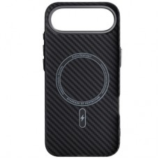 Чохол для мобільного телефона Armorstandart LikeCarbon2 MagCase Apple iPhone 17 Air Carbon Black (ARM86260) - Фото