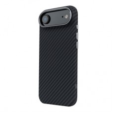 Чохол для мобільного телефона Armorstandart LikeCarbon2 MagCase Apple iPhone 17 Air Carbon Black (ARM86260) - Фото