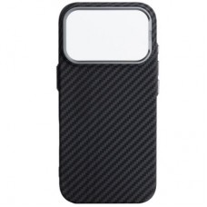 Чохол для мобільного телефона Armorstandart LikeCarbon2 MagCase Apple iPhone 17 Pro Carbon Black (ARM86258) - Фото