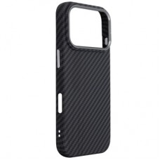 Чохол для мобільного телефона Armorstandart LikeCarbon2 MagCase Apple iPhone 17 Pro Carbon Black (ARM86258) - Фото