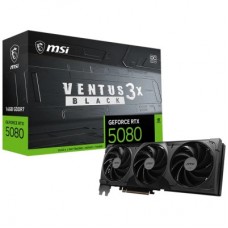 Відеокарта MSI GeForce RTX5080 16 GB VENTUS 3X OC BLACK (RTX 5080 16G VENTUS 3X OC BLACK) - Фото
