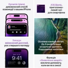 Мобильный телефон Apple iPhone 14 Pro Max 256Gb (Grade B) Space Black USED (iP14PM25SBk_B) Мобильный телефон Apple iPhone 14 Pro Max 256Gb (Grade B) Space Black USED (iP14PM25SBk_B) - Фото