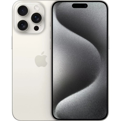 Мобильный телефон Apple iPhone 15 Pro Max 256Gb eSim (Grade B) White Titanium USED (iP15PM2eWhT_B)