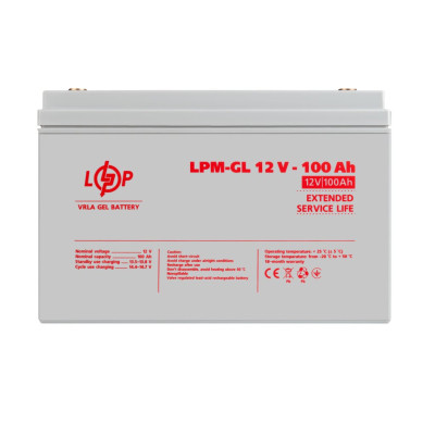 Батарея до ДБЖ LogicPower LPM-GL 12 В 100 А·год (3871)