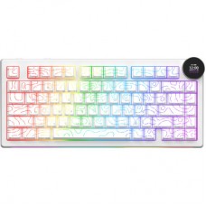 Клавиатура Ajazz AK820 V2 White Peach Switch Wireless/Bluetooth/USB UA White (AK820-V2-WP-S-W) Клавиатура Ajazz AK820 V2 White Peach Switch Wireless/Bluetooth/USB UA White (AK820-V2-WP-S-W) - Фото