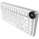 Клавиатура Ajazz AK820 V2 White Peach Switch Wireless/Bluetooth/USB UA White (AK820-V2-WP-S-W)