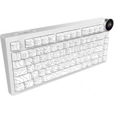 Клавиатура Ajazz AK820 V2 White Peach Switch Wireless/Bluetooth/USB UA White (AK820-V2-WP-S-W) Клавиатура Ajazz AK820 V2 White Peach Switch Wireless/Bluetooth/USB UA White (AK820-V2-WP-S-W) - Фото