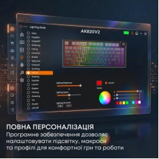 Клавиатура Ajazz AK820 V2 White Peach Switch Wireless/Bluetooth/USB UA White (AK820-V2-WP-S-W) Клавиатура Ajazz AK820 V2 White Peach Switch Wireless/Bluetooth/USB UA White (AK820-V2-WP-S-W) - Фото