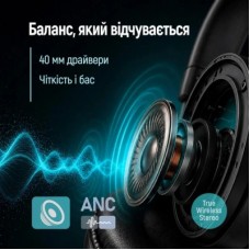 Наушники ColorWay Aero ANC Black (CW-HBT02BK) - Фото