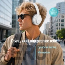 Наушники ColorWay Aero ANC White/Gray (CW-HBT02WT) - Фото