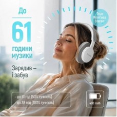 Наушники ColorWay Core ANC White/Gray (CW-HBT03WG) - Фото