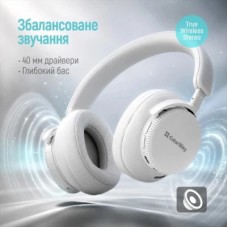 Наушники ColorWay Prime White (CW-HBT01WT) - Фото