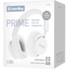 Наушники ColorWay Prime White (CW-HBT01WT) - Фото