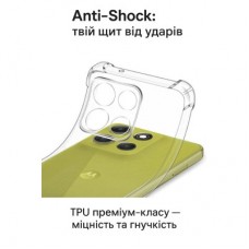 Чехол для мобильного телефона BeCover Anti-Shock Motorola Moto G86 Clear (713803) - Фото