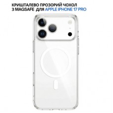 Чехол для мобильного телефона BeCover FIBRA Crystal MagSafe Apple iPhone 17 Pro (715369) - Фото