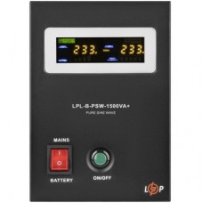 Джерело безперебійного живлення LogicPower LPL-B-PSW-1500VA+ ( 1050W) 12V (37700) Джерело безперебійного живлення LogicPower LPL-B-PSW-1500VA+ ( 1050W) 12V (37700)