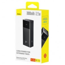 Батарея універсальна Baseus EnerFill FP41 30000mAh 22,5W PD QC black (E0027K00) Батарея універсальна Baseus EnerFill FP41 30000mAh 22,5W PD QC black (E0027K00) - Фото
