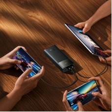 Батарея універсальна Baseus EnerFill FP41 30000mAh 22,5W PD QC black (E0027K00) Батарея універсальна Baseus EnerFill FP41 30000mAh 22,5W PD QC black (E0027K00) - Фото