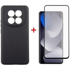 Чохол для мобільного телефона Dengos Carbon + glass Xiaomi Redmi Note 15 Black (DG-KM-185) Чохол для мобільного телефона Dengos Carbon + glass Xiaomi Redmi Note 15 Black (DG-KM-185) - Фото