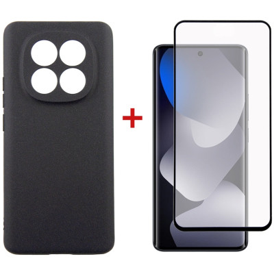 Чохол для мобільного телефона Dengos Carbon + glass Xiaomi Redmi Note 15 Black (DG-KM-185)