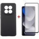 Чохол для мобільного телефона Dengos Carbon + glass Xiaomi Redmi Note 15 Black (DG-KM-185)