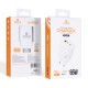 Зарядное устройство XoKo 2xUSB-C PD65W + 1xUSB QC3.0 GaN white (XK-QC-630)