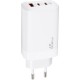 Зарядное устройство XoKo 2xUSB-C PD65W + 1xUSB QC3.0 GaN white (XK-QC-630)