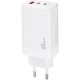 Зарядное устройство XoKo 2xUSB-C PD65W + 1xUSB QC3.0 GaN white (XK-QC-630)
