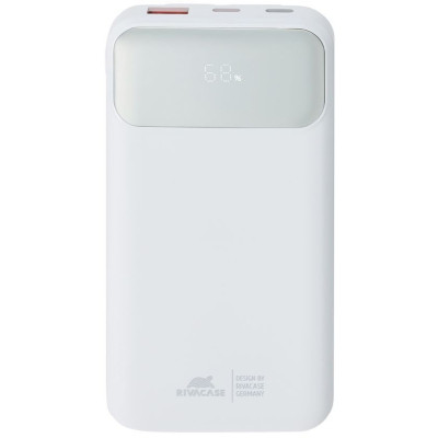 Батарея універсальна RivaCase 10000 mA, 22.5W, QC/PD, white (RIVAPOWER VA2211 (White))
