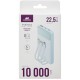 Батарея універсальна RivaCase 10000 mA, 22.5W, QC/PD, white (RIVAPOWER VA2211 (White))