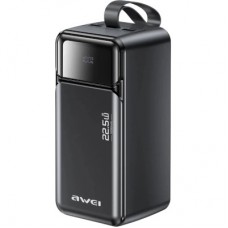 Батарея універсальна AWEI 50000mAh PA-106 22,5W PD 3xUSB-C black (6954284029537) Батарея універсальна AWEI 50000mAh PA-106 22,5W PD 3xUSB-C black (6954284029537)