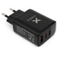 Зарядний пристрій Vinga 2xUSB-C + USB-A Display 45 W (VCR45ACCDB) Зарядний пристрій Vinga 2xUSB-C + USB-A Display 45 W (VCR45ACCDB)