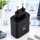 Зарядний пристрій Vinga 2xUSB-C + USB-A Display 65 W (VCR65ACCDB) Зарядний пристрій Vinga 2xUSB-C + USB-A Display 65 W (VCR65ACCDB)